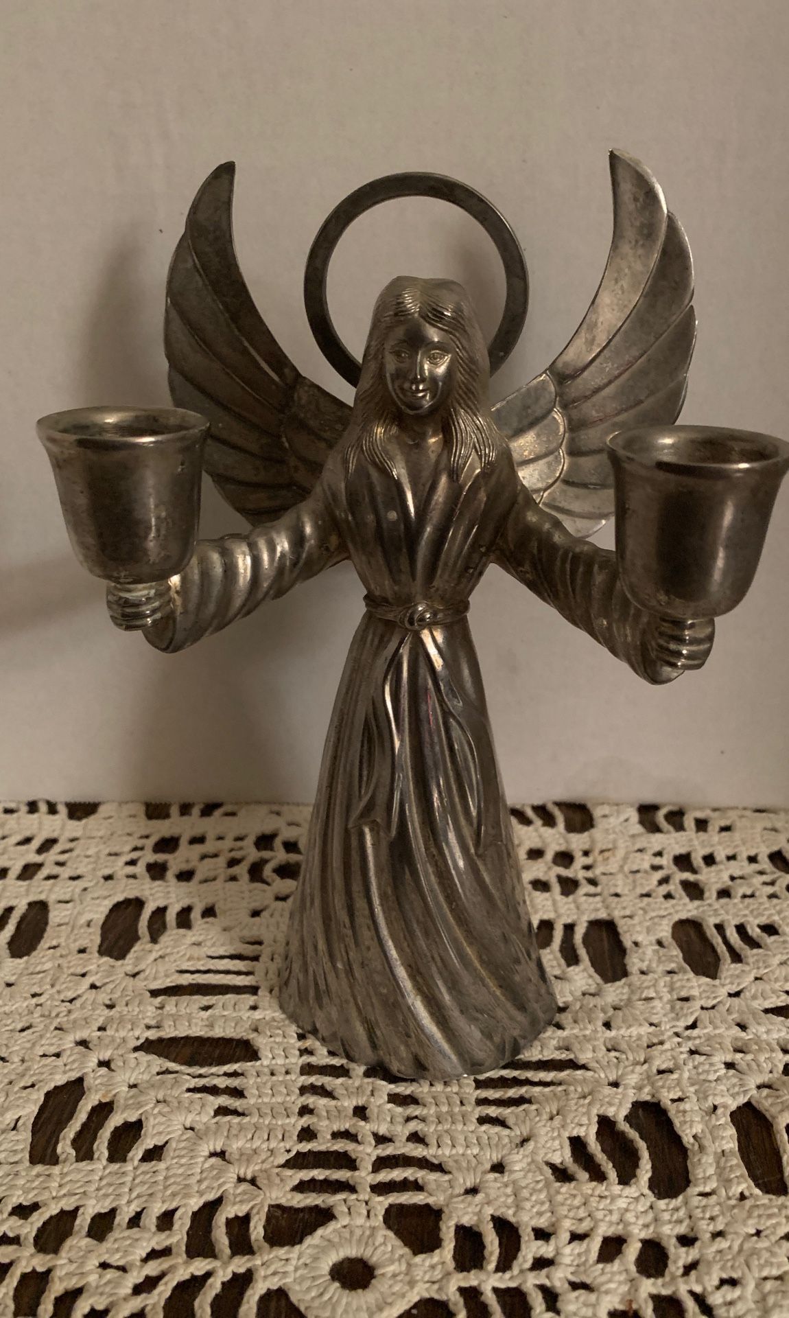 Silver candle Holder