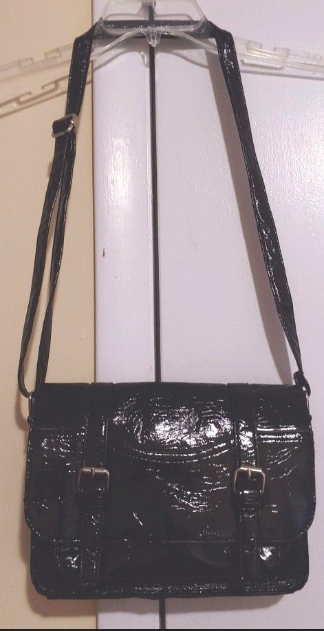 "Mossimo Supply Co." Patent Shoulder Bag