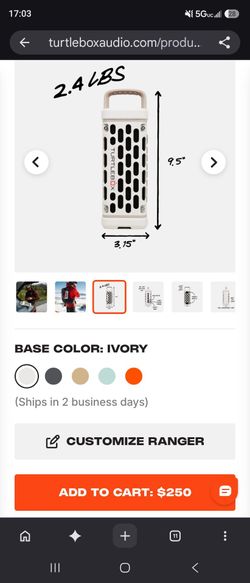 TurtleBox portable speaker