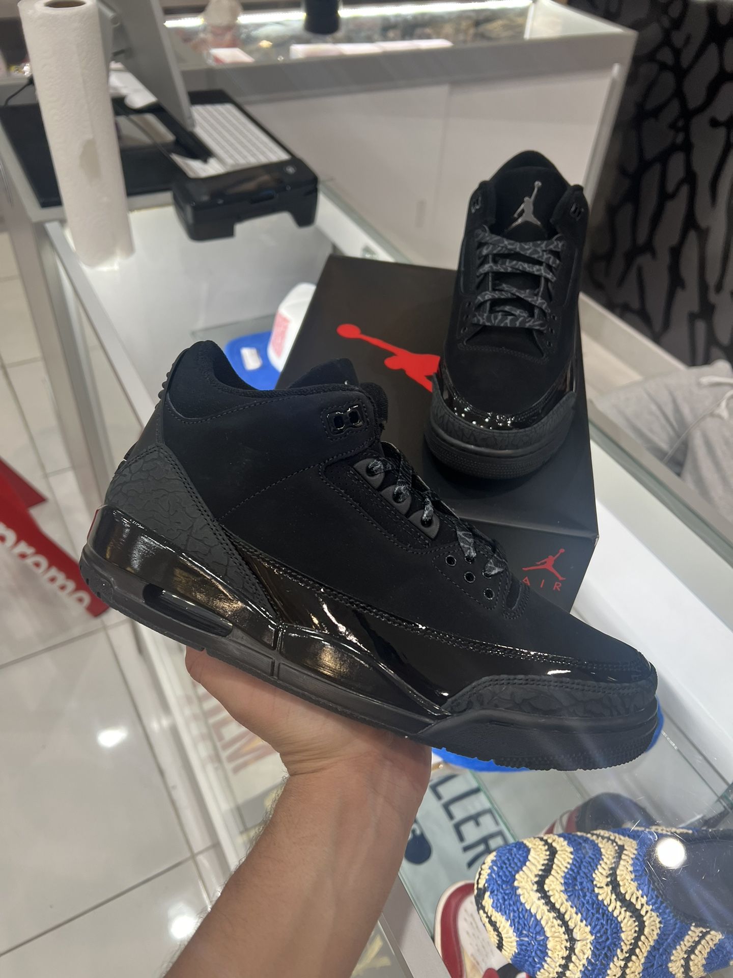 Jordan 3 Black Cat Size 10 Brand New