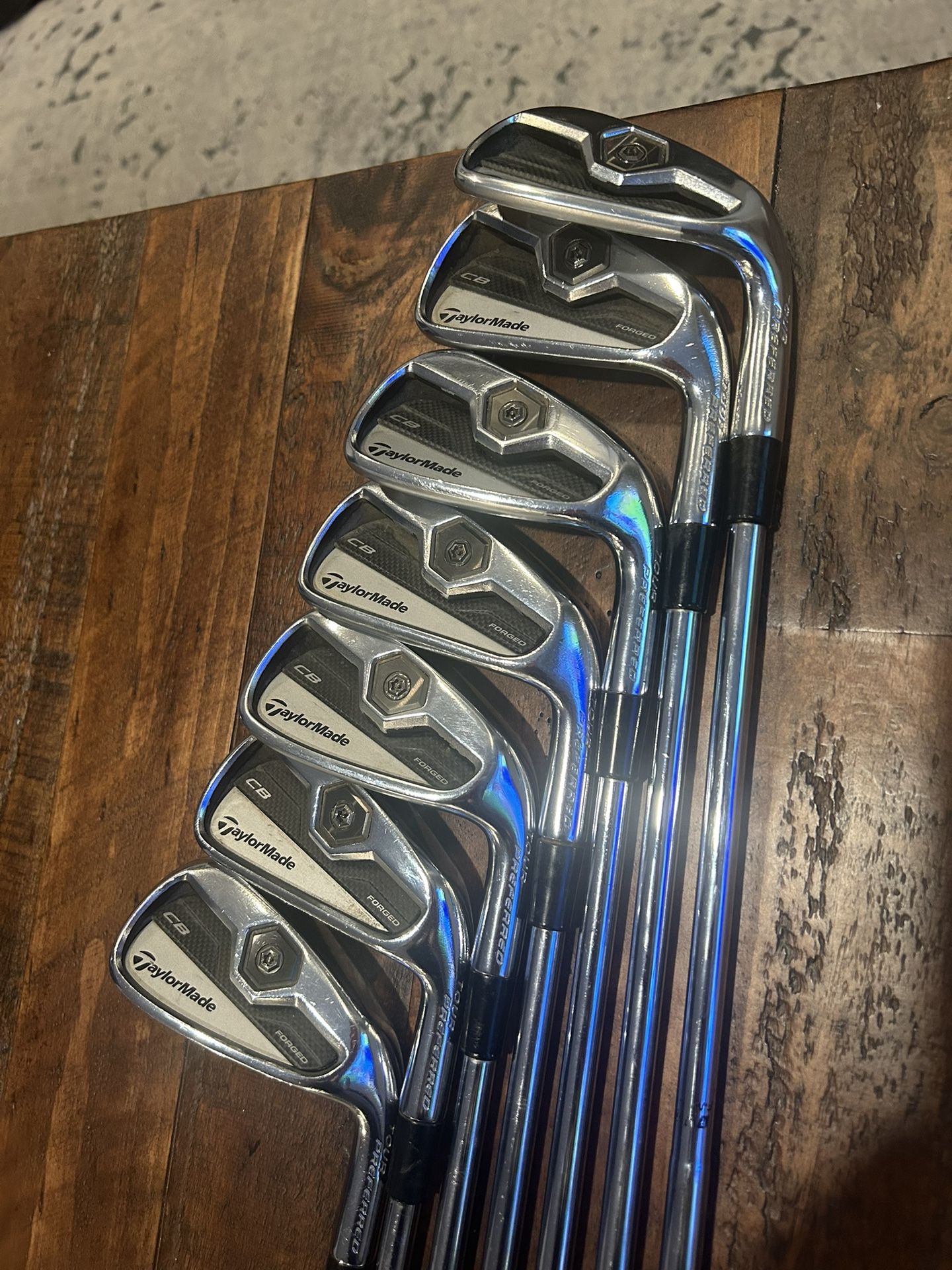 TaylorMade Tour Preferred CB Forged Irons (5-AW, Stiff Flex)