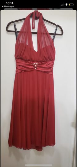 Red dress size large