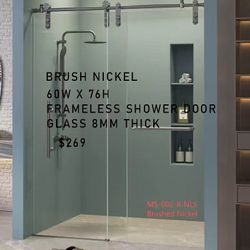 60*76 Frameless Sliding Door 