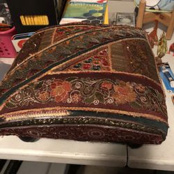 2 Decorative Foot Stools $10. Both