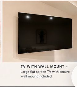 55" TV full motion mount