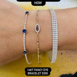 14kt Fancy Bracelets 