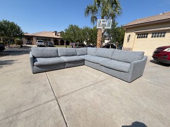 Living Spaces Sectional Couch - Free Delivery