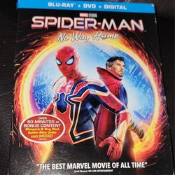 Spiderman No Way Home Blu-ray + Dvd+ Digital 
