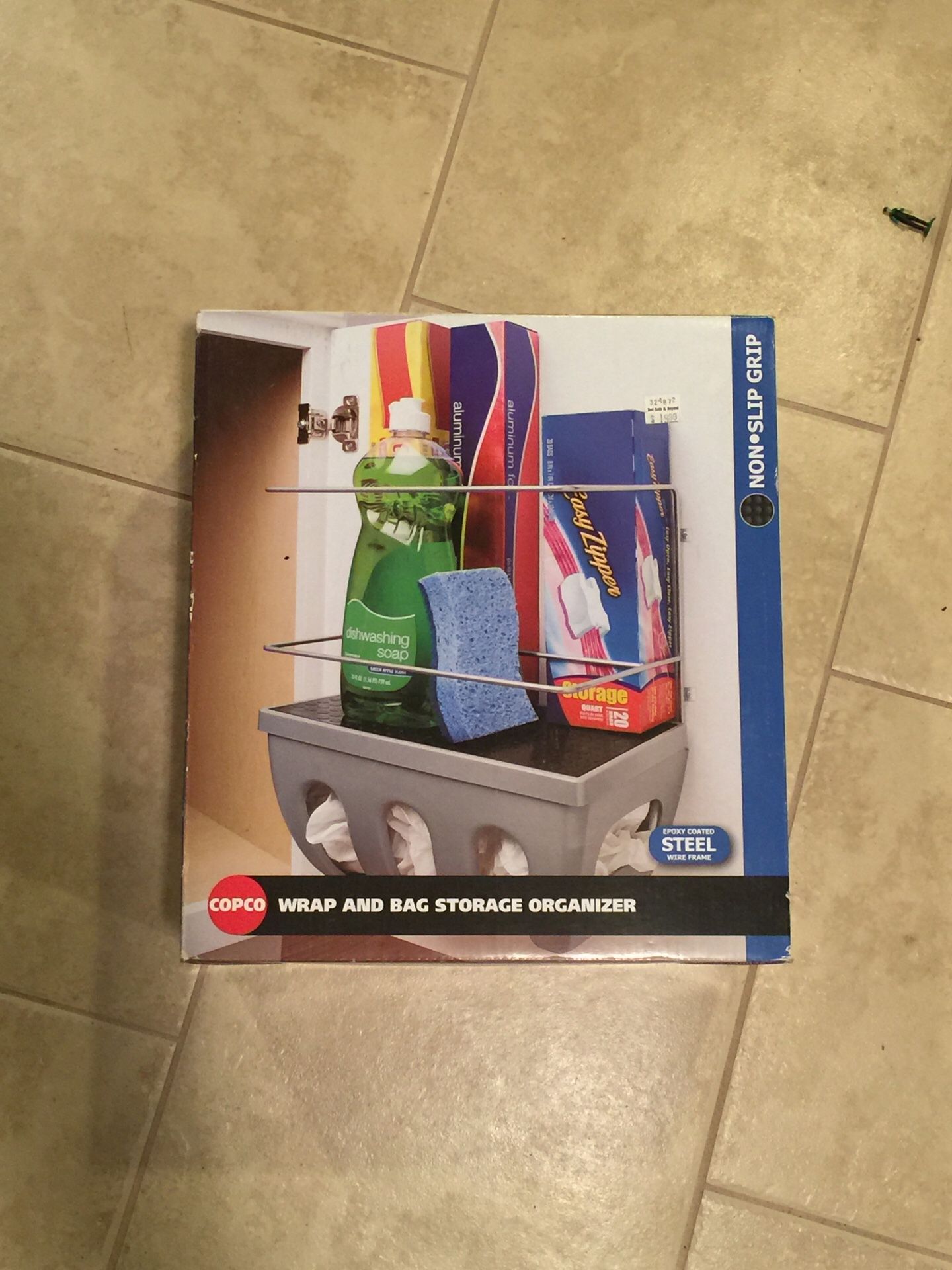 Wrap & bag storage organizer