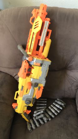 Nerf Vulcan EBF-25 Dart Blaster N Strike Toy Machine Gun w/ Ammo Belt