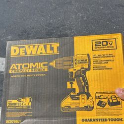 Dewalt Atomic Hammer Drill - Battery, Charger, And Bag Included