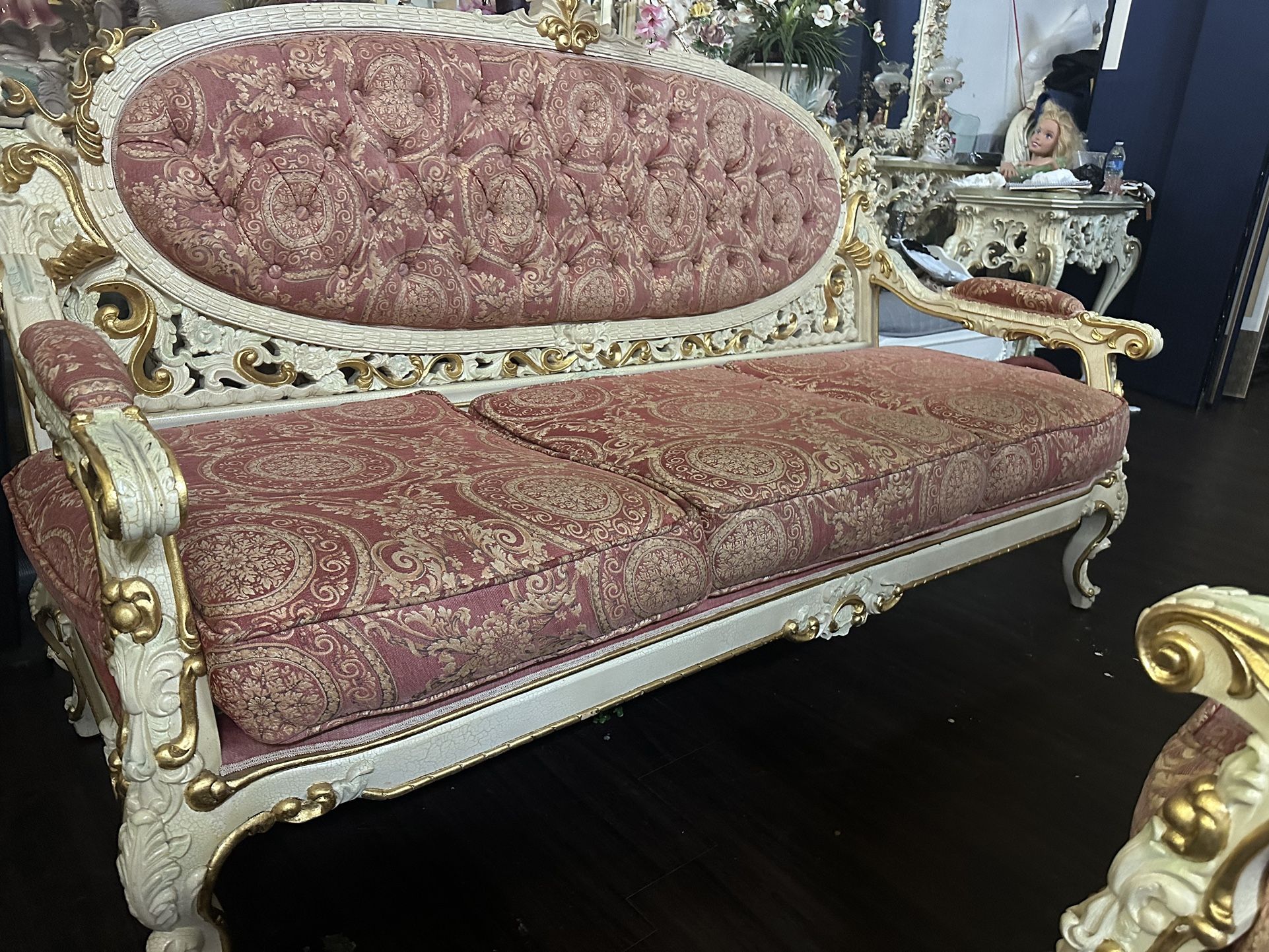 Italian Silik  2 Sofas 