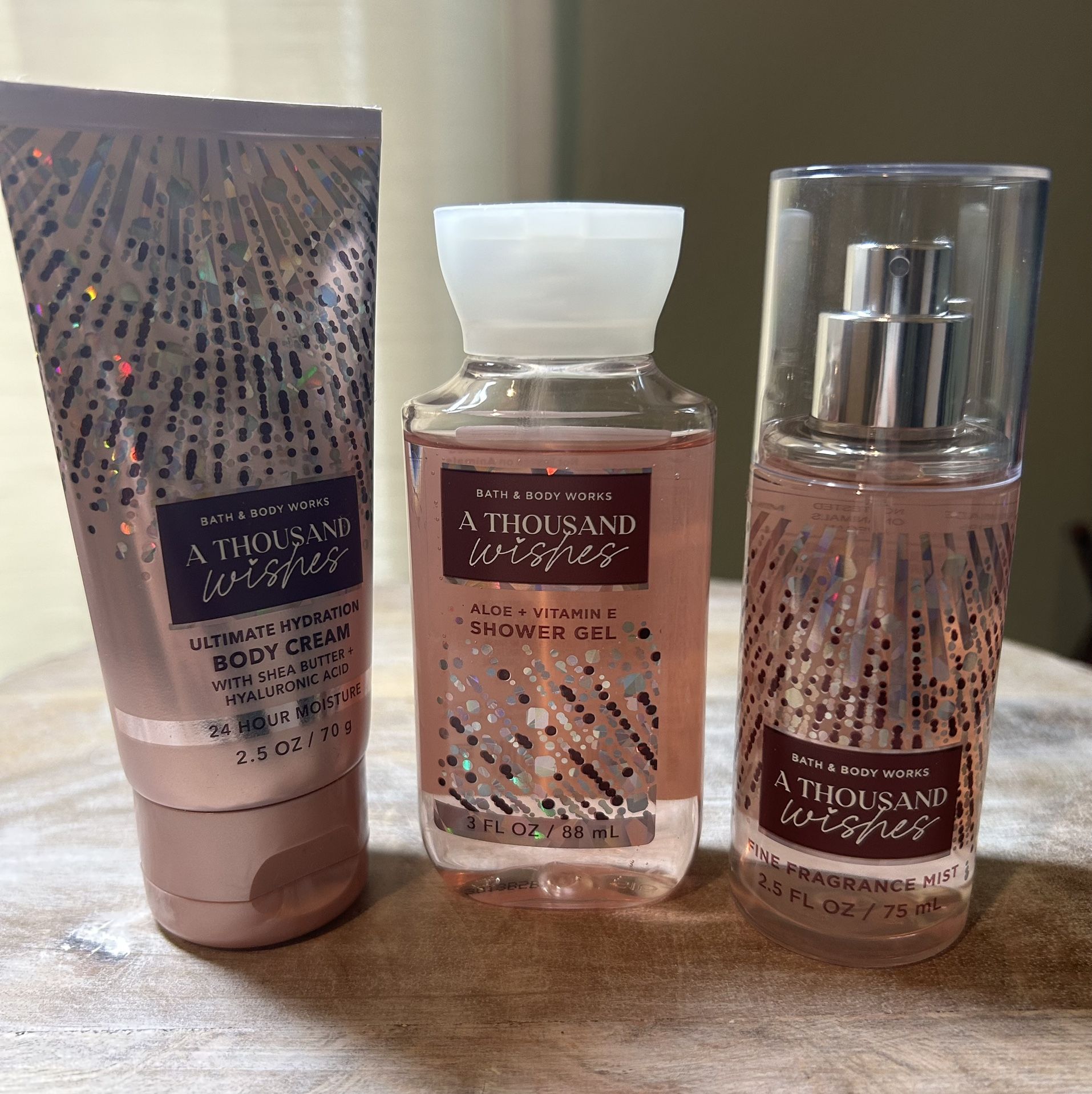 Bath & Body Works A Thousand Wishes Mini Trio