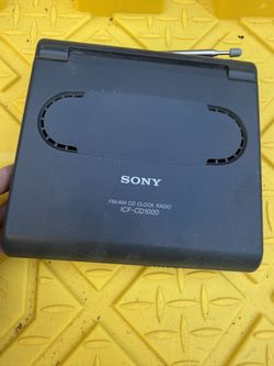  Sony FM/AM CD Clock Radio – ICF-CD1000