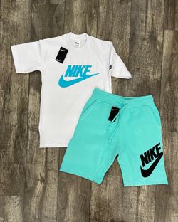 Nike Short Set Teal Blue