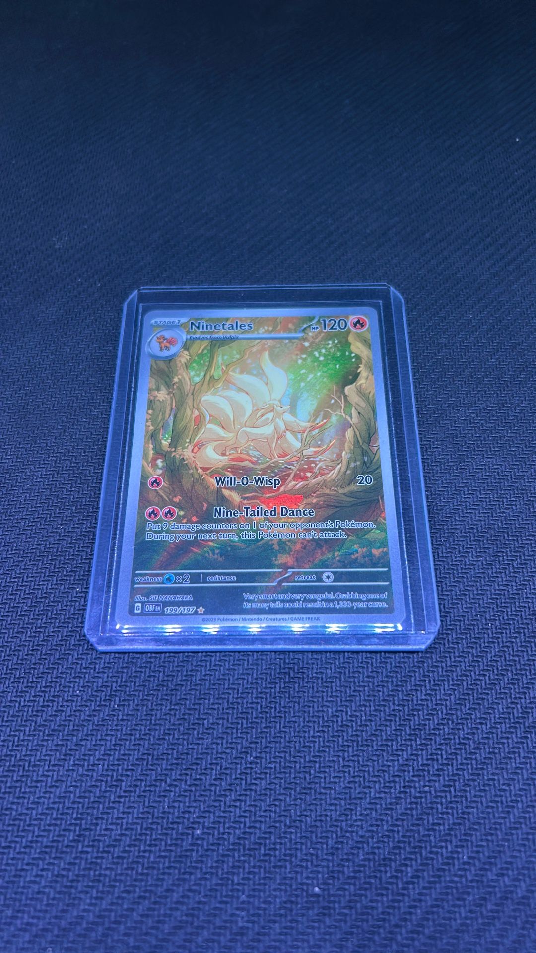 Ninetales 199/197 Illustration Rare Pokmon Card  Great Condition