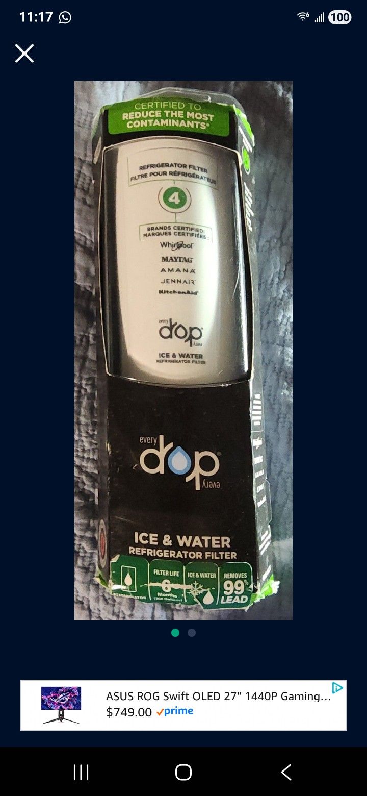 Every Drop Ice and Refrigerator Water Filter 4