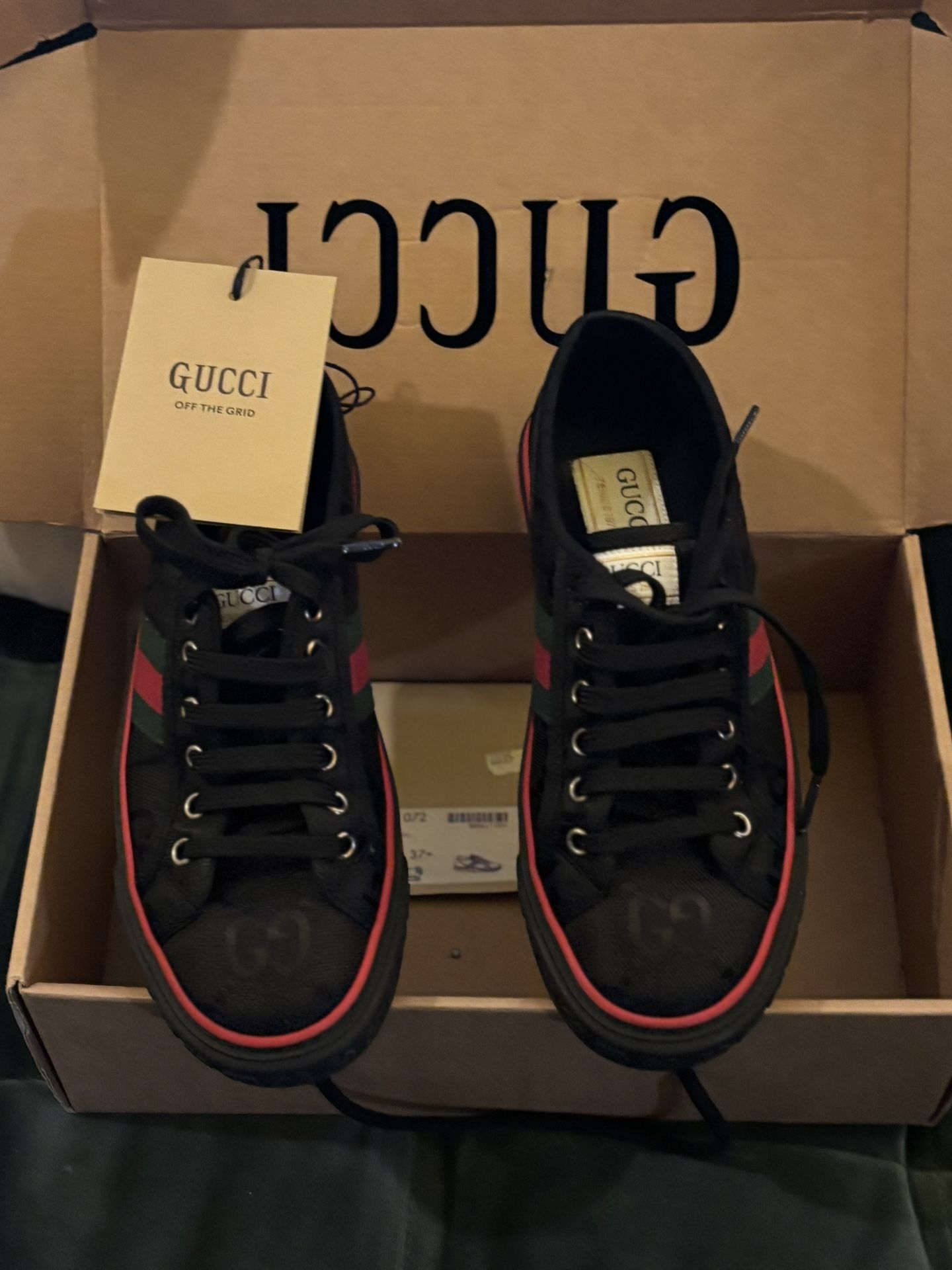 Gucci Tennis Black Size 7 Women