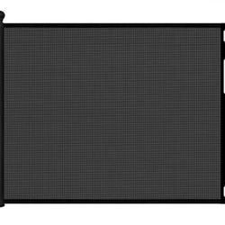 Retractable Baby Gates for Doorways, Mesh Dog Gate for Stairs, Pet Gate Indoor, Extends to 55" Wide