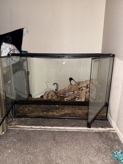 Reptile enclosure exo terra large tall