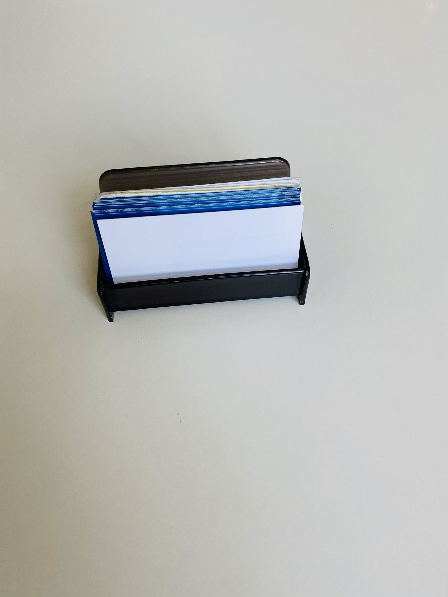 Elegant Business/Visiting Card Holder. I have two. Take both for $5. High quality dark plastic. Never used.