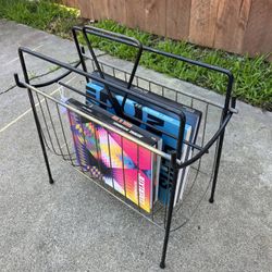 Vintage Magazine Rack MCM Retro 