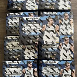9 BOXES - 2023-24 Prizm NBA Basketball Mega Box - RED ICE PRIZMS (Target)