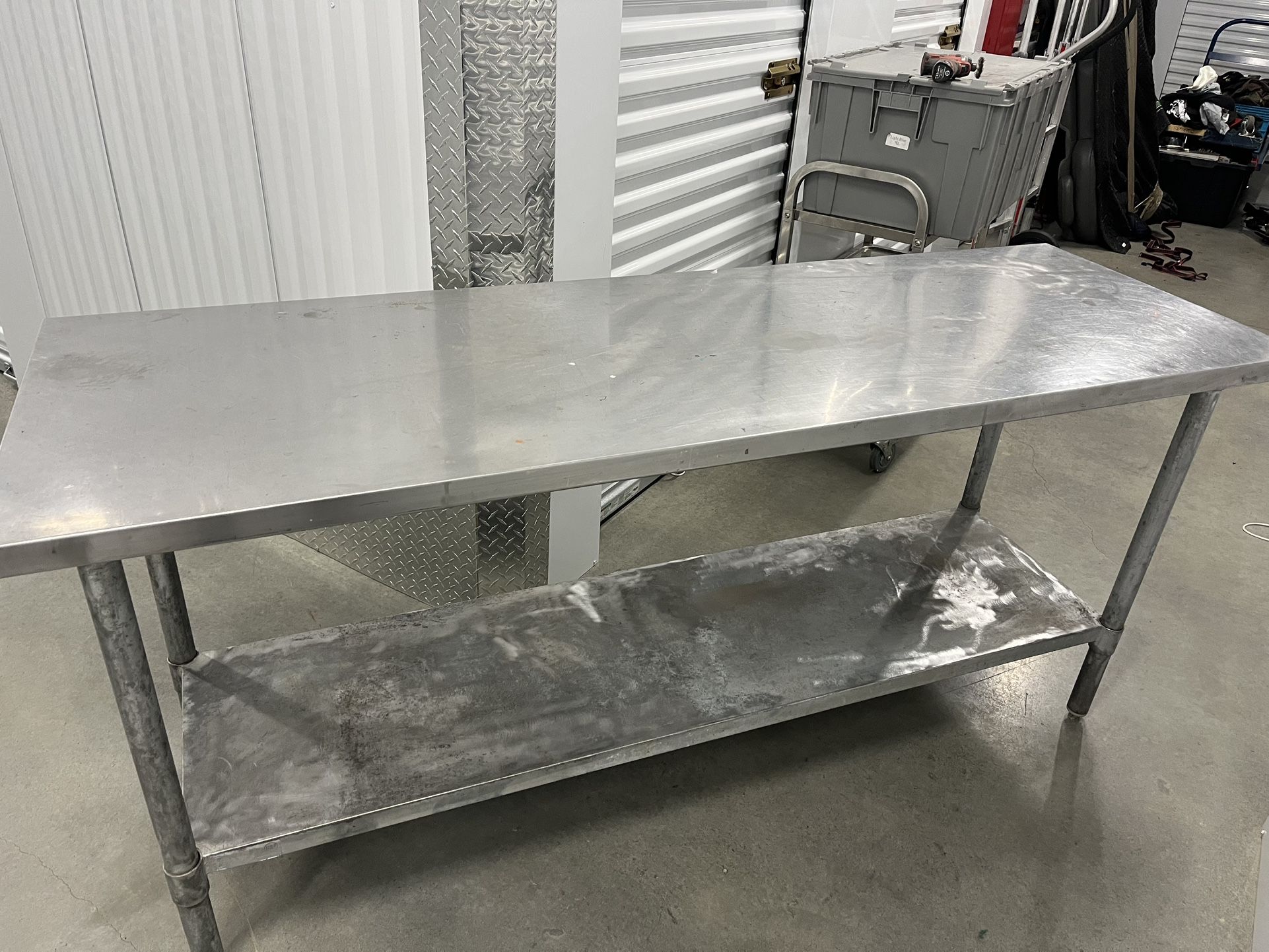 6 Ft Stainless Steel Prep Table