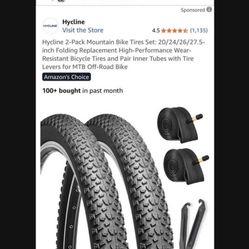 Bicycle Tires.    20 Dollars 