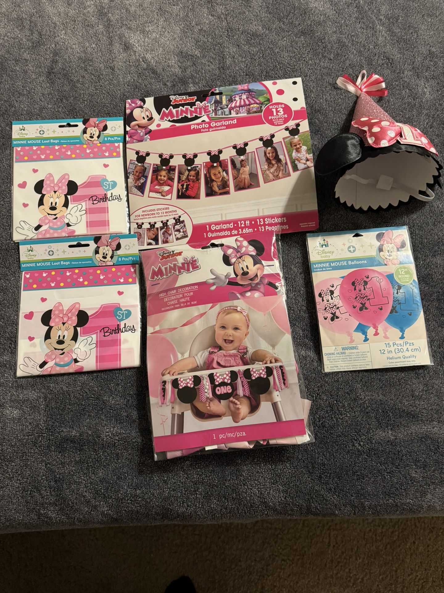 Party city 1st Birthday Minnie Mouse Party Decorations