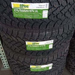 4 New Tires  275/55/20 AT TBB TIRES