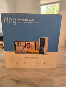 Ring Peephole door bell Camera