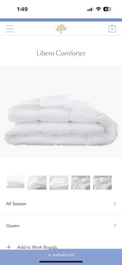 Matouk Libero All-Season Queen Comforter 