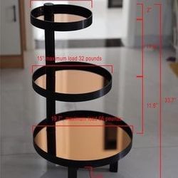 Mlenervg Free Standing Tower Shelf, 3 Tier ⭐NEW IN BOX⭐ CYISell