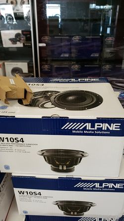 Alpine woofer 10
