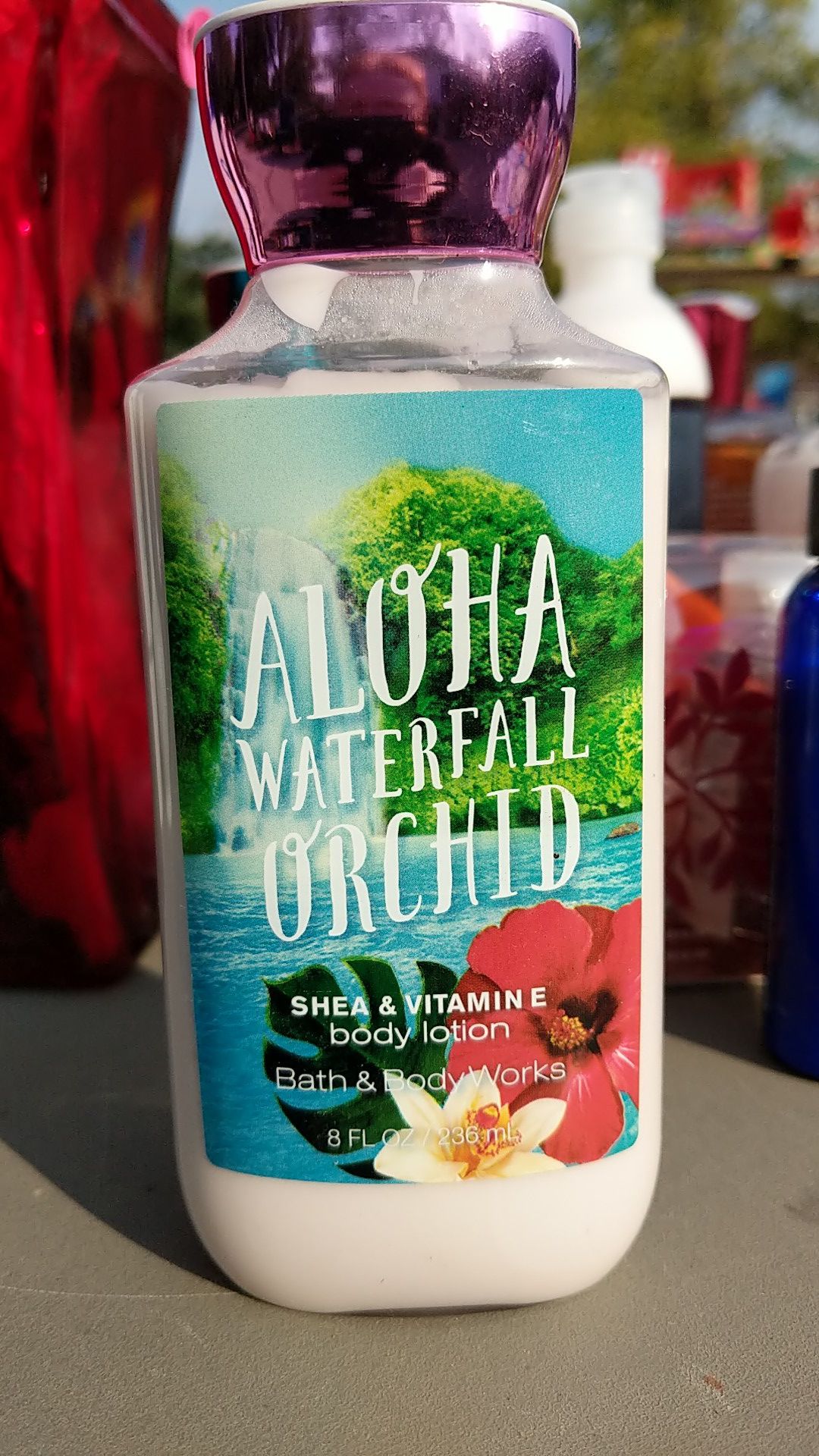 Aloha waterfall orchid body lotion by bath & body works 8 oz