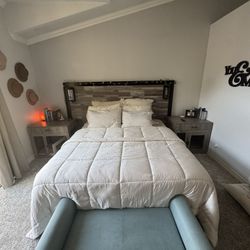 California King Bed & Bed Frame