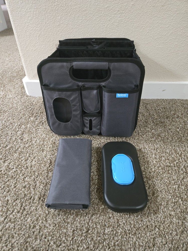 Brica Large Trunk Organizer With Multiple Pockets 19"L x 12"W
