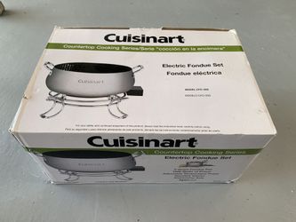 Cuisinart electric Fondue Set
