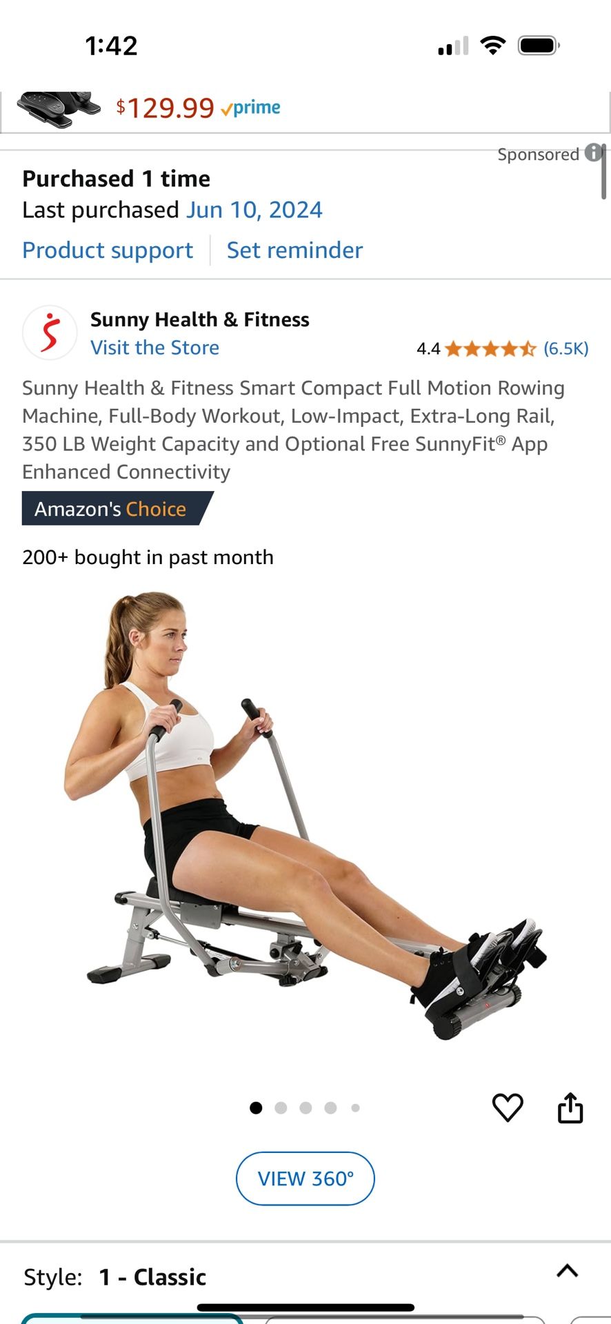 Full Body Workout Exercise Equipment- rowing machine