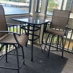 Tall Outdoor Patio Set