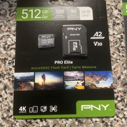 PNY 512GB Flash Card And Micro SDXC Flash Card