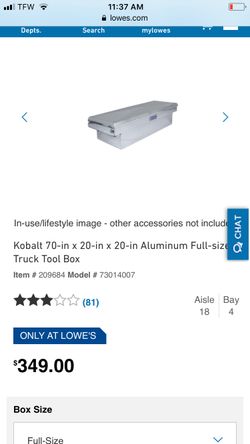 Kobalt tool box