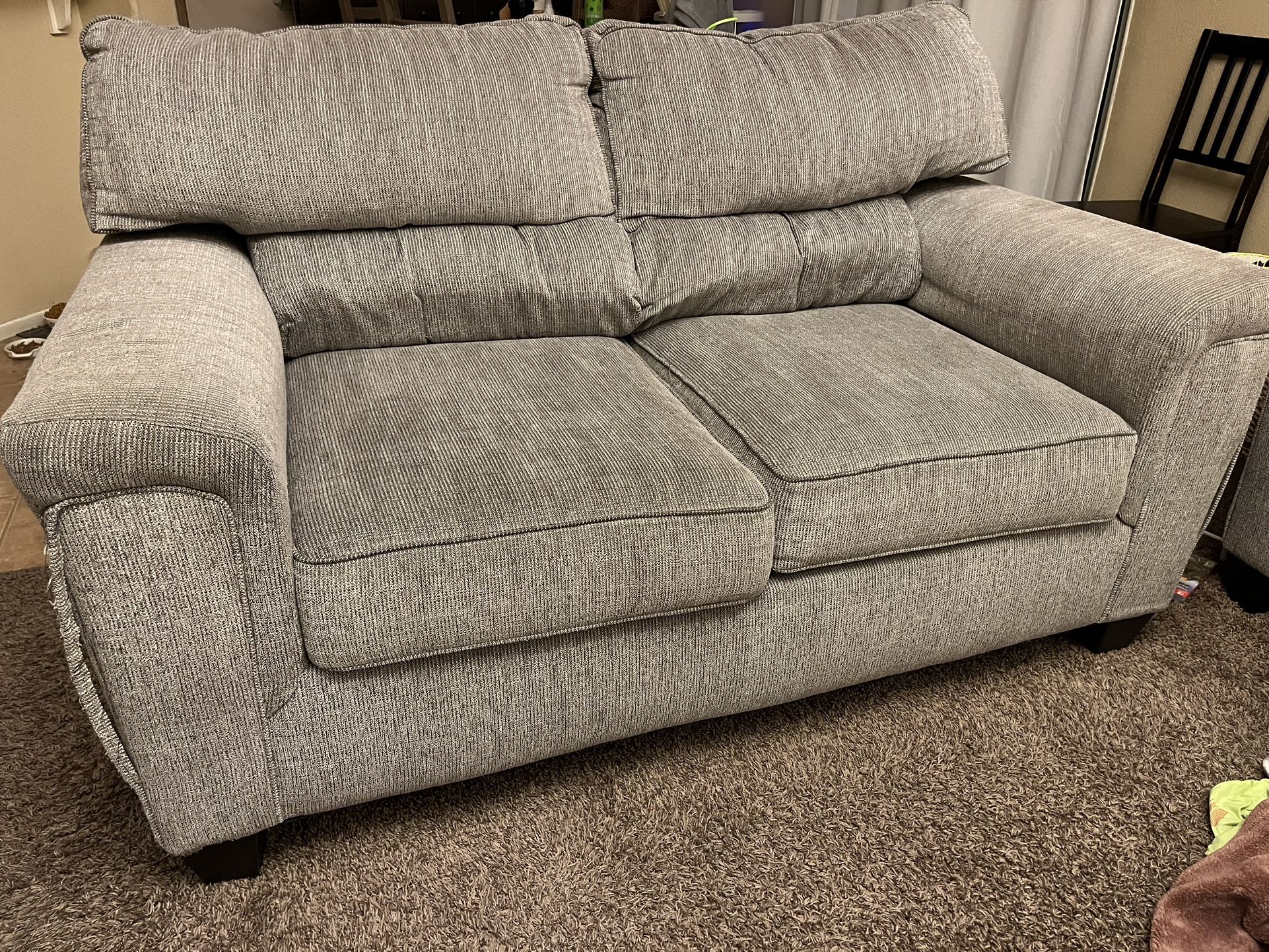 Grey Loveseat Couch