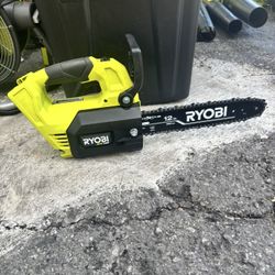 Ryobi 40V Brushless  12” Top Handle Chainsaw Kit 