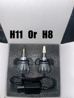 H11 or H8 led headlight bulbs 6000k