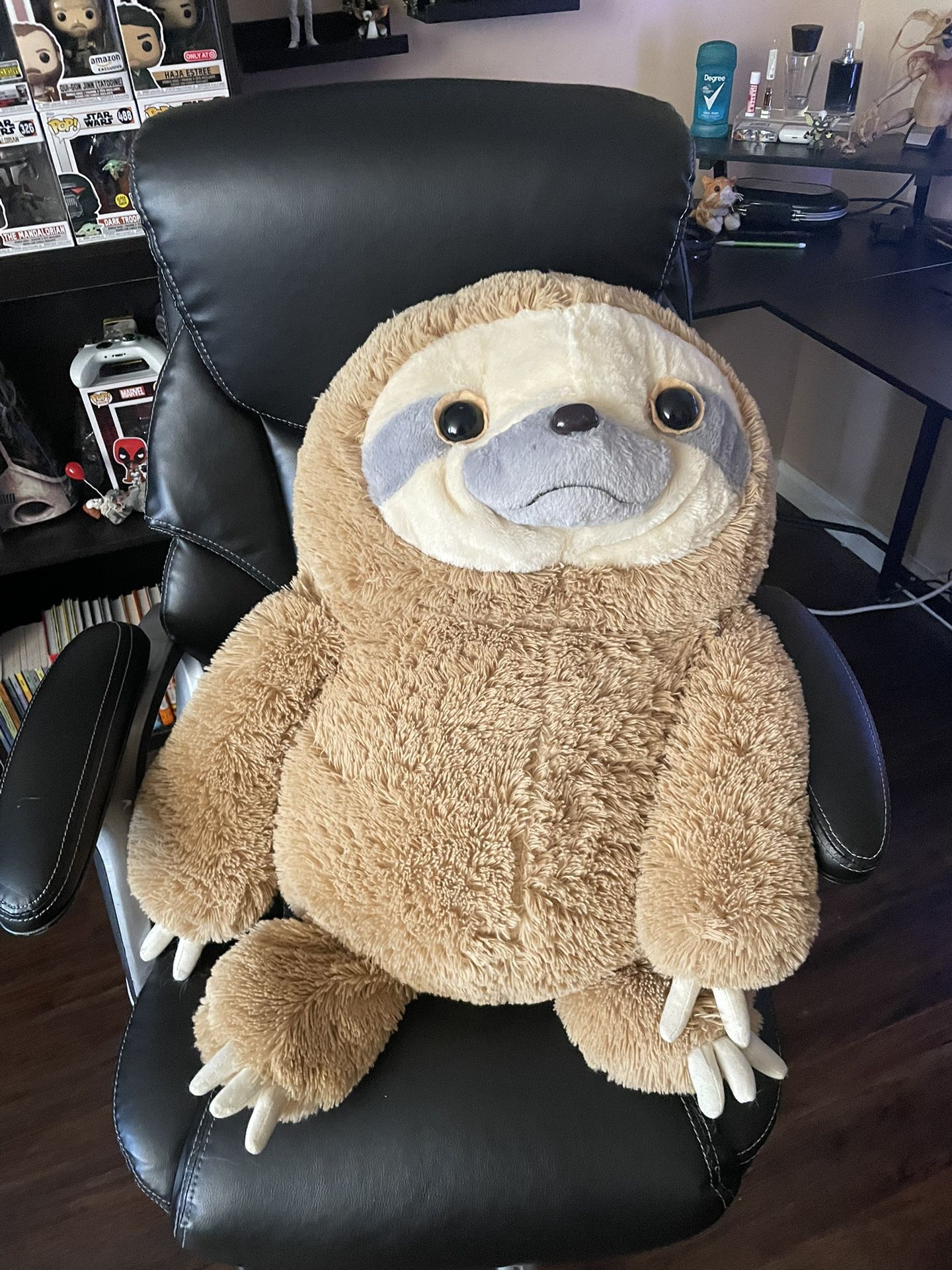 Giant Sloth Plush Stuffed Animal 