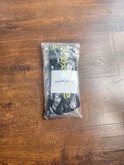 Black and Yellow Chrome Heart Socks