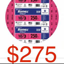 10/3 ROMEX 250ft 