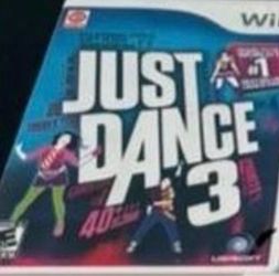 Wii game just dance 3